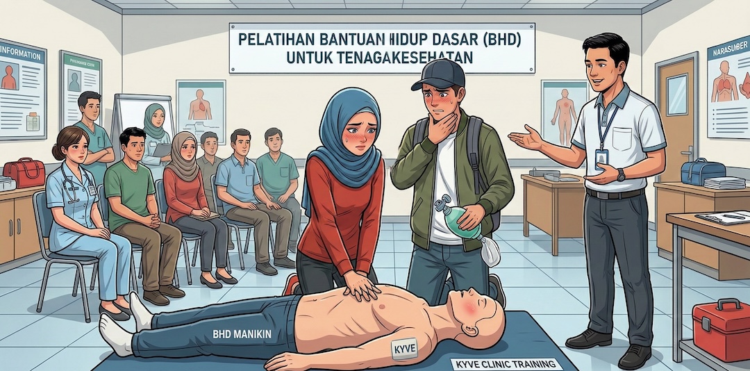 Pelatihan Bantuan Hidup Dasar (BHD) untuk Tenaga Kesehatan